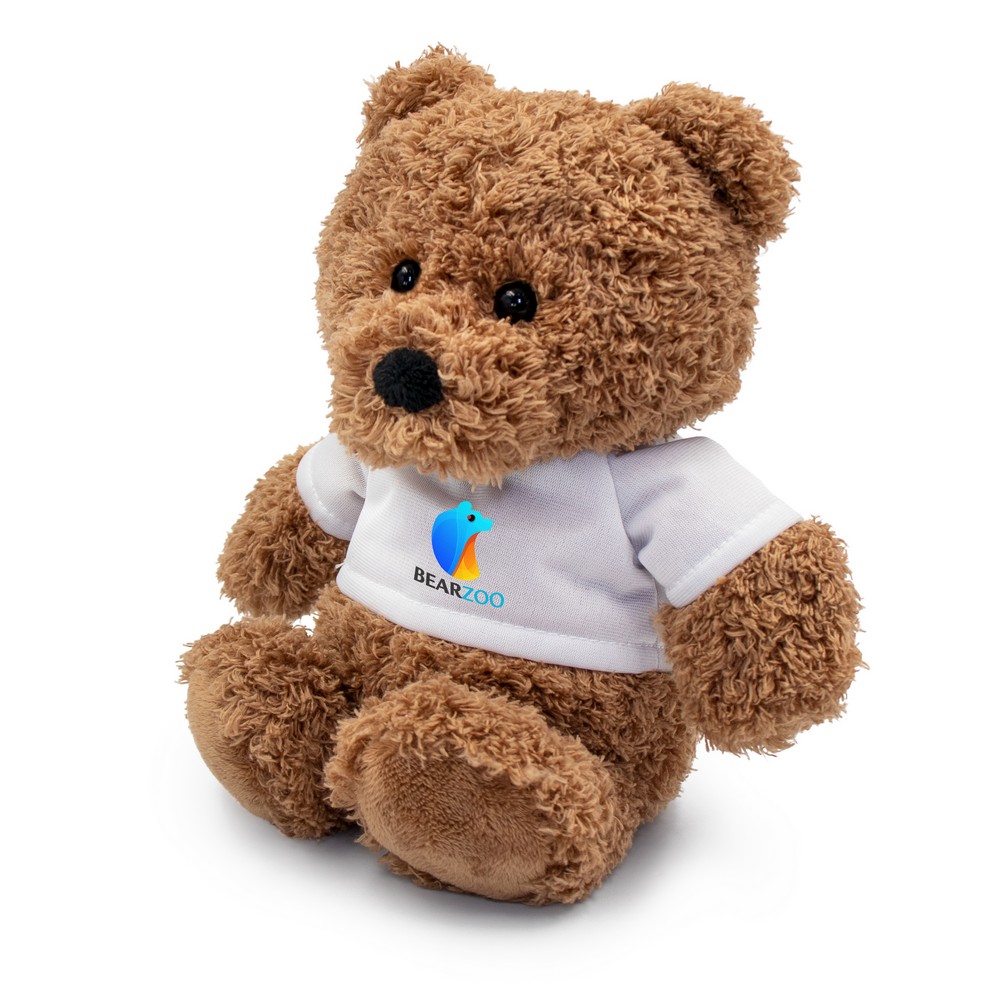 Pluszowy miś z koszulką pod nadruk | Cuddlence - Gry i zabawy z nadrukiem logo | VEBI