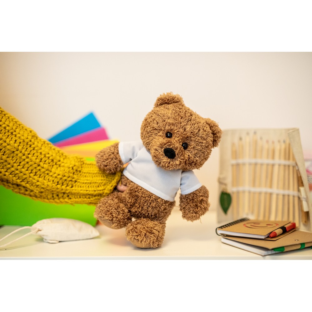Pluszowy miś z koszulką pod nadruk | Cuddlence - Gry i zabawy z nadrukiem logo | VEBI - zdjęcie 3