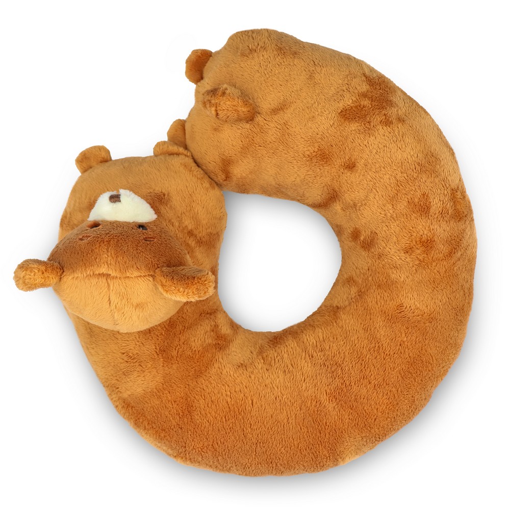 Pluszowy zagłówek podróżny w kształcie misia Triperd - Inne drobiazgi z nadrukiem logo | VEBI - zdjęcie 3