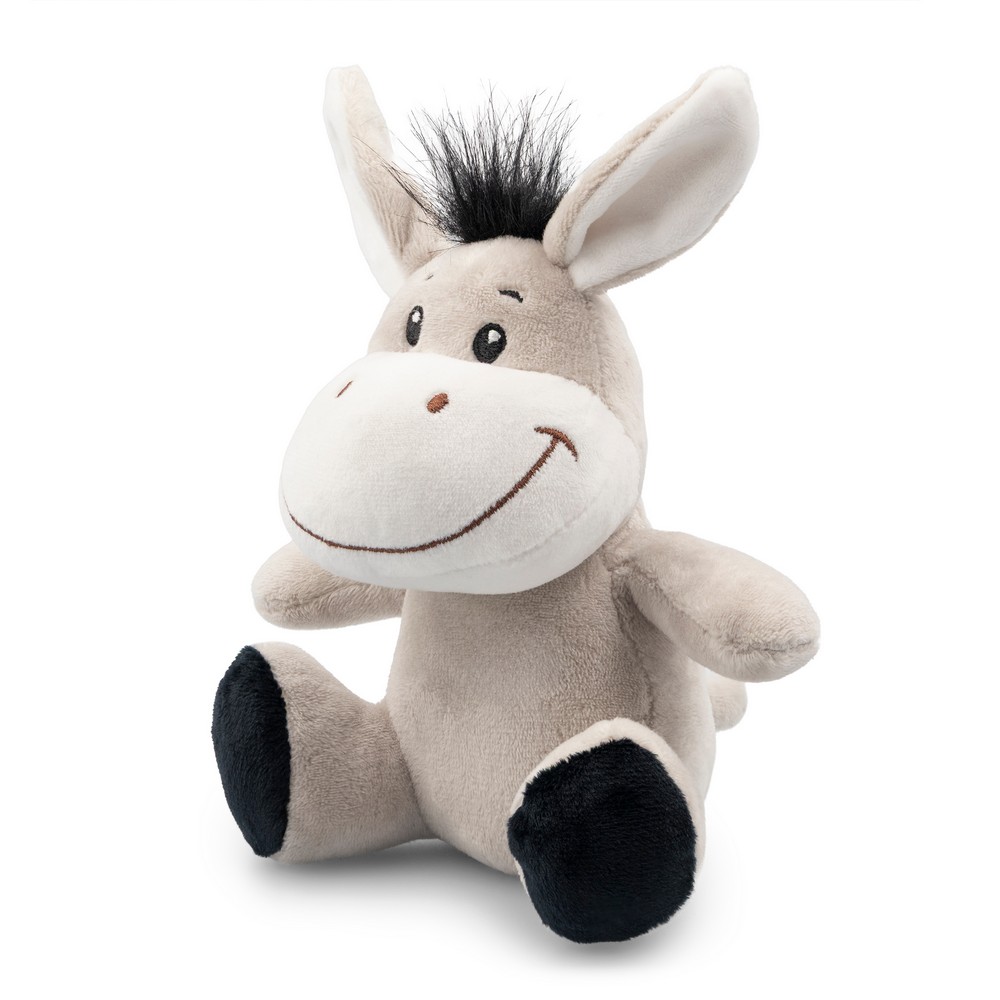 Pluszowy osiołek Zigis - maskotka reklamowa z logo