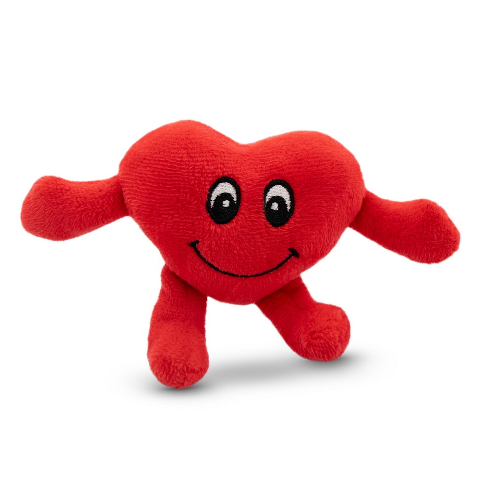 Pluszowe serce reklamowe z logo firmy