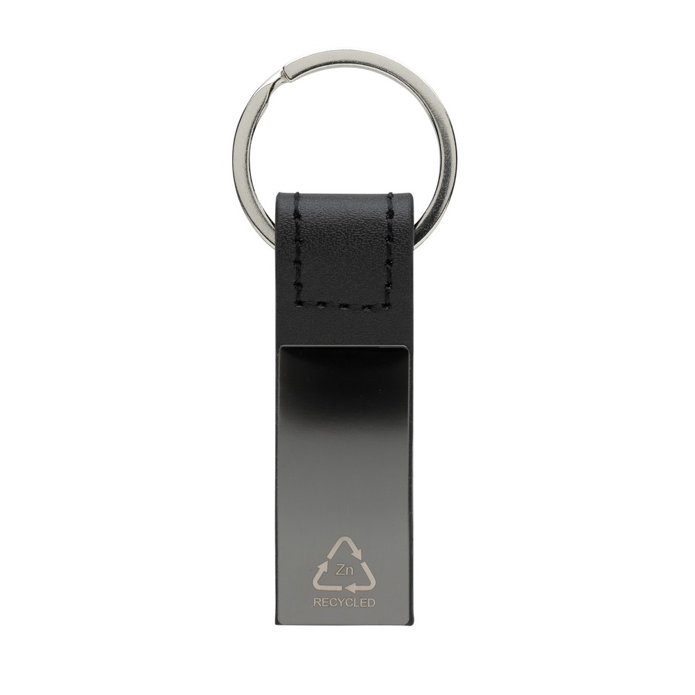 Metalowy brelok z recyklingu RCS - Breloki z nadrukiem logo | VEBI - zdjęcie 18