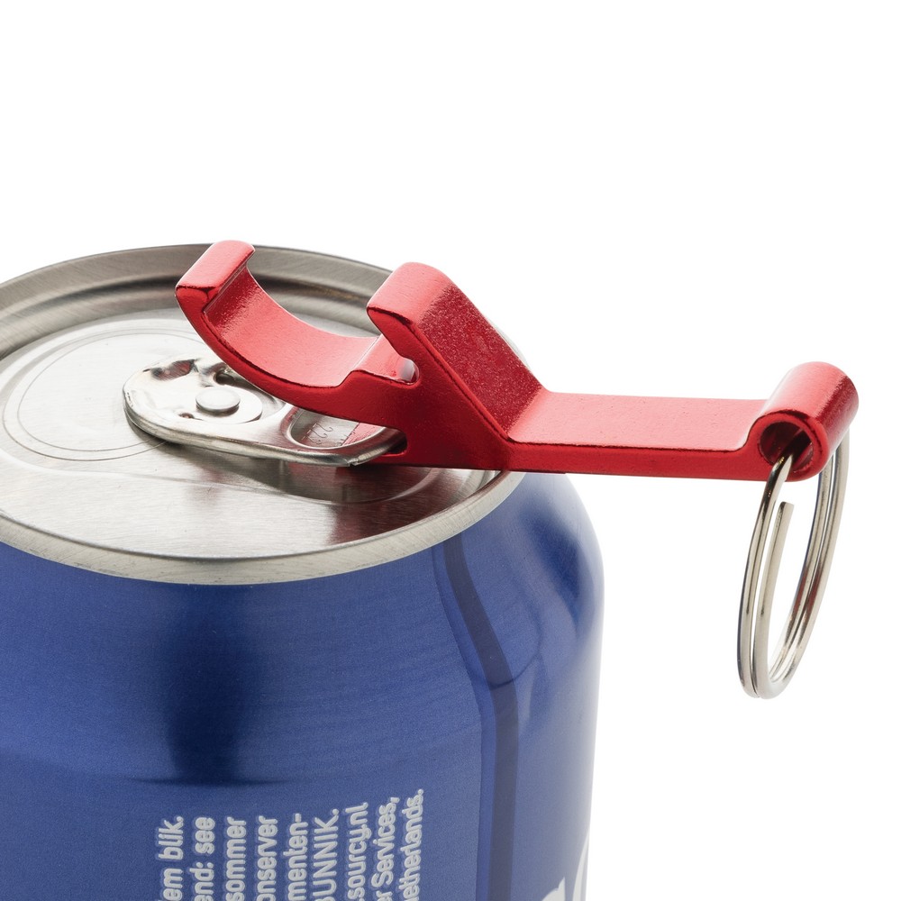 Ekologiczny otwieracz do butelek i puszek z aluminium z recyklingu - Breloki z nadrukiem logo | VEBI - zdjęcie 15