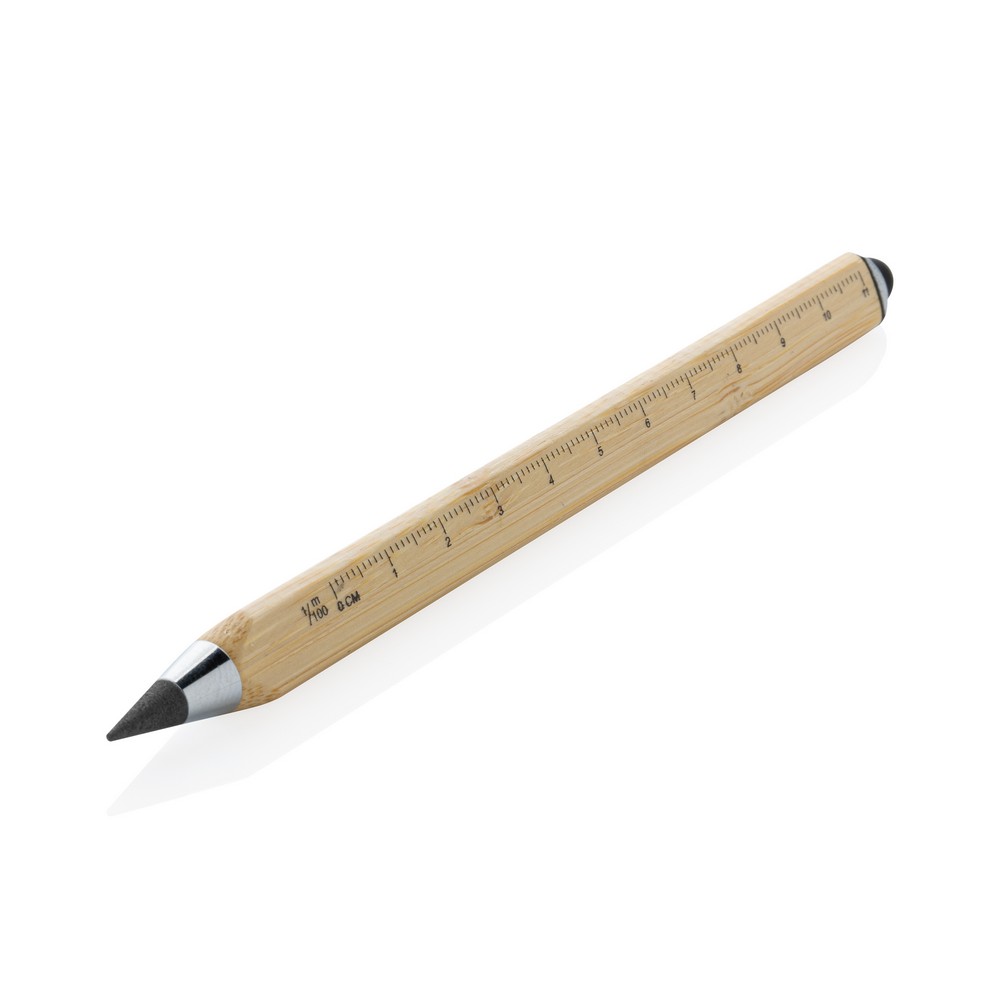 Bambusowy ołówek wielofunkcyjny Infinity z touch pen - Ołówki z nadrukiem logo | VEBI - zdjęcie 9