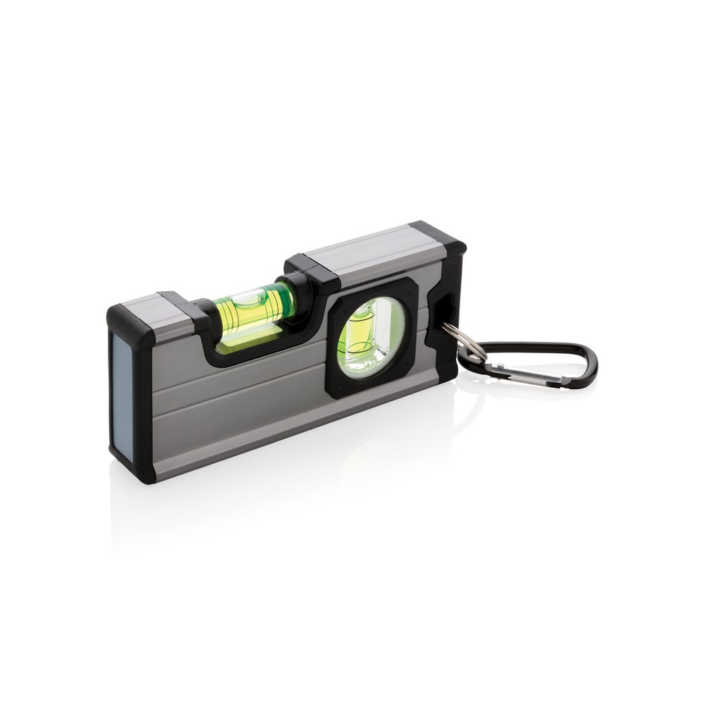 Kompaktowa poziomica aluminiowa 12 cm z magnesem