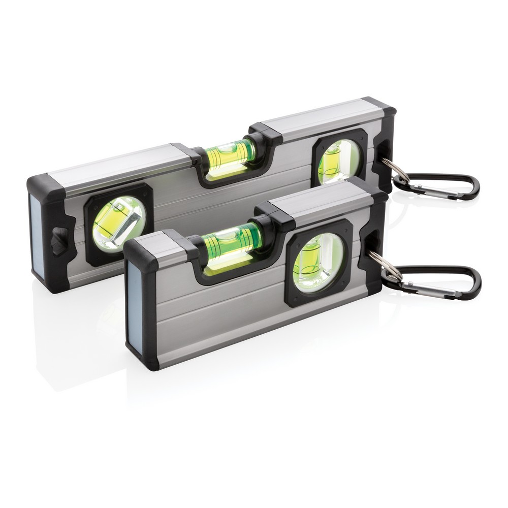 Kompaktowa poziomica aluminiowa 12 cm z magnesem - zdjęcie 5