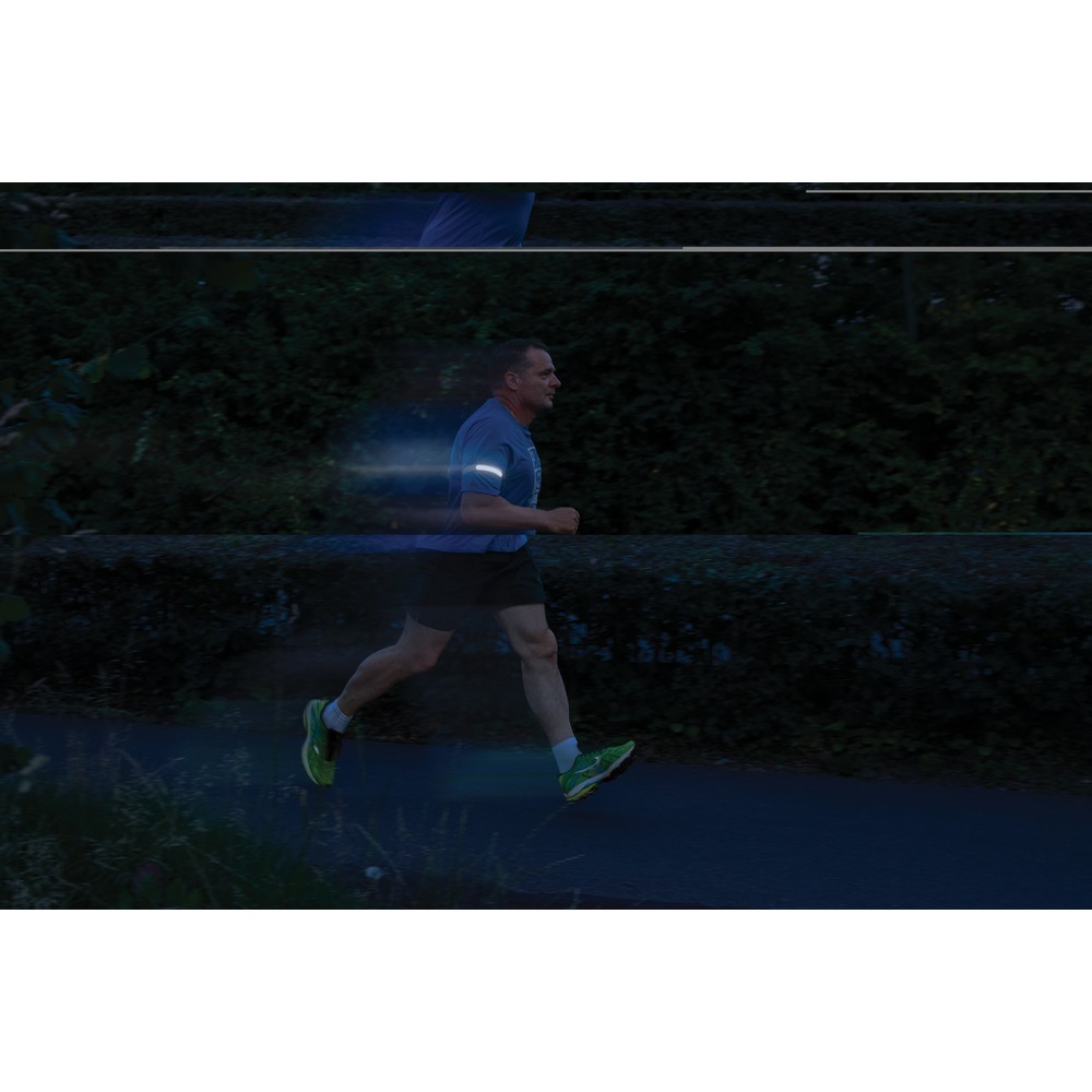 Światełko bezpieczeństwa Lumi Sprint - LED COB z akumulatorem - Akcesoria sportowe z nadrukiem logo | VEBI - zdjęcie 2