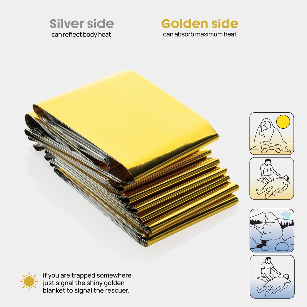 Koc termoizolacyjny ratunkowy VINGA z recyklingu - zdjęcie 5