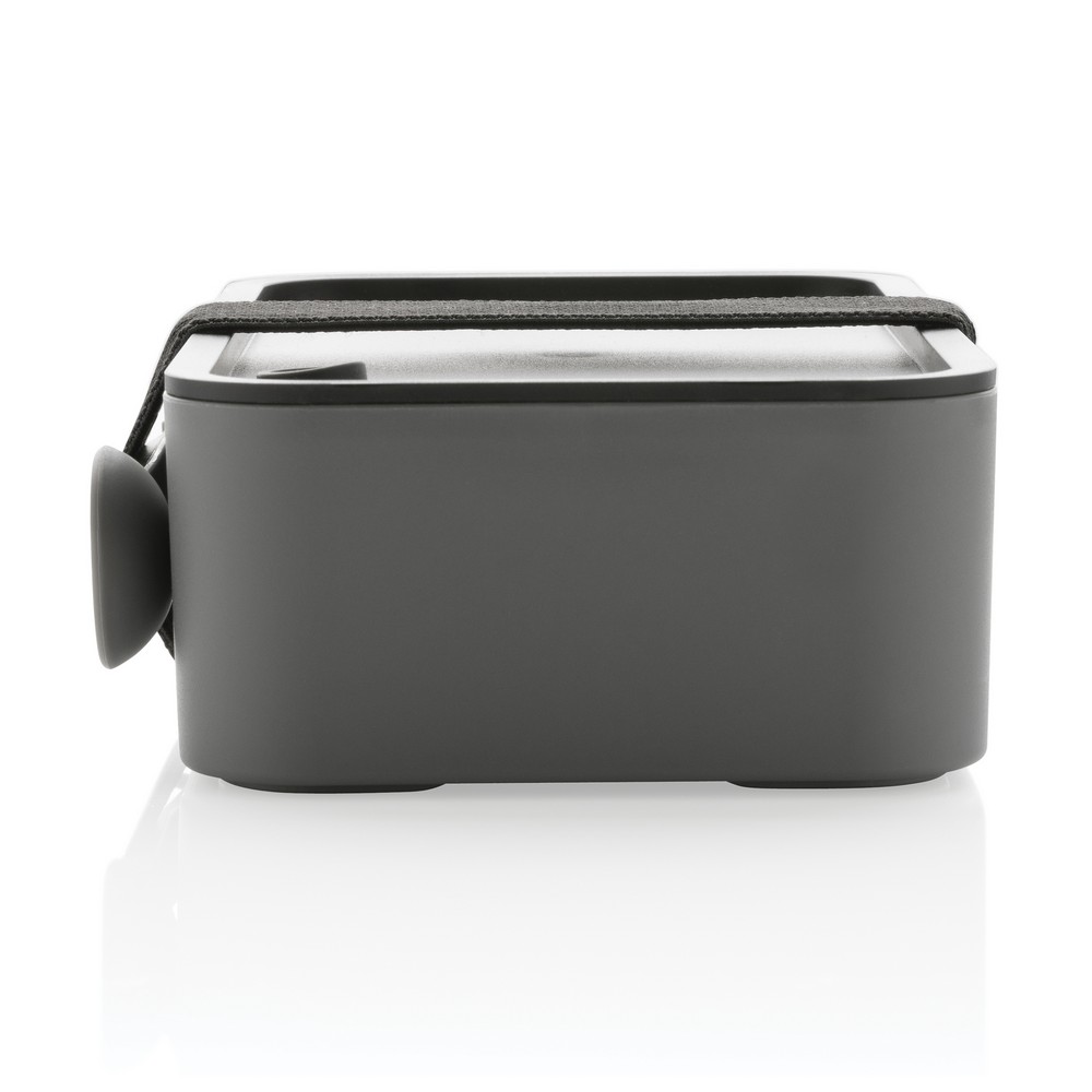 Ekologiczny lunchbox 1,2L z łyżkowidelcem - z recyklingu - Pojemniki na żywność z nadrukiem logo | VEBI - zdjęcie 30