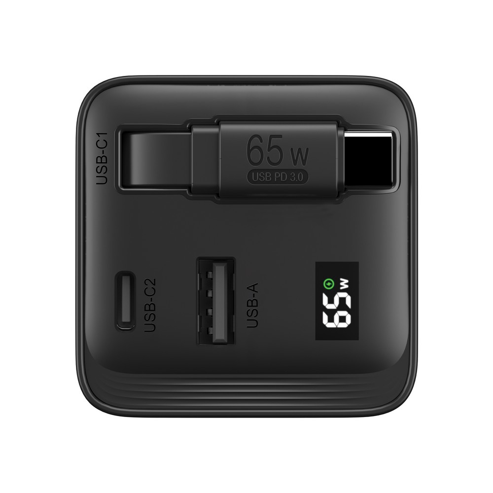 Ładowarka podróżna 65W z kablem USB-C - Urban Vitamin - Ładowarki z nadrukiem logo | VEBI - zdjęcie 9