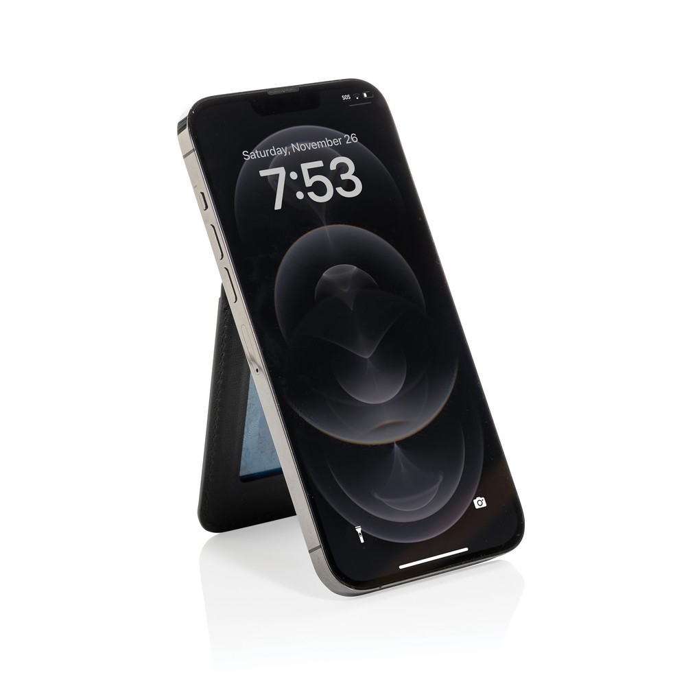 Magnetyczny portfel Magstand RPU - stojak na telefon z logo - Akcesoria podróżne z nadrukiem logo | VEBI - zdjęcie 2