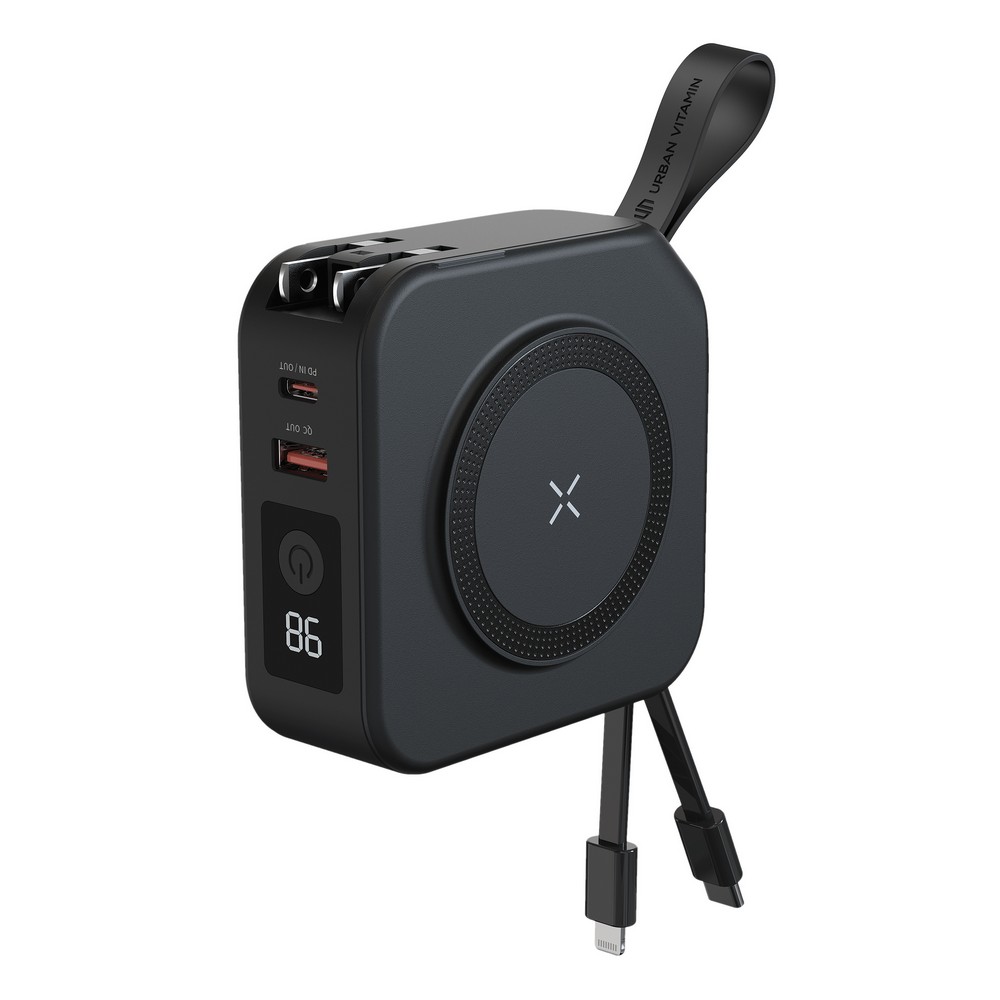 Wielofunkcyjna stacja ładująca 5w1 Saratoga z powerbankiem