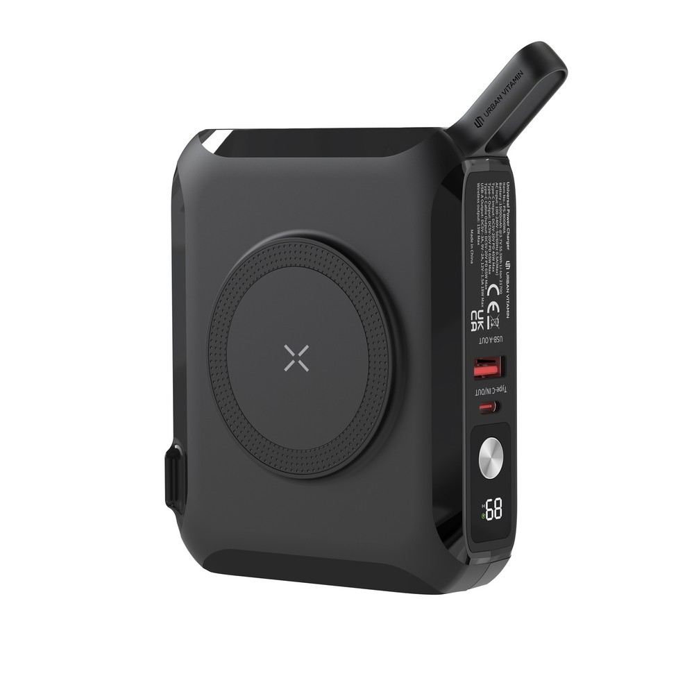 Ładowarka wielofunkcyjna 5w1 Oxnard 65W z powerbankiem - Ładowarki z nadrukiem logo | VEBI - zdjęcie 5