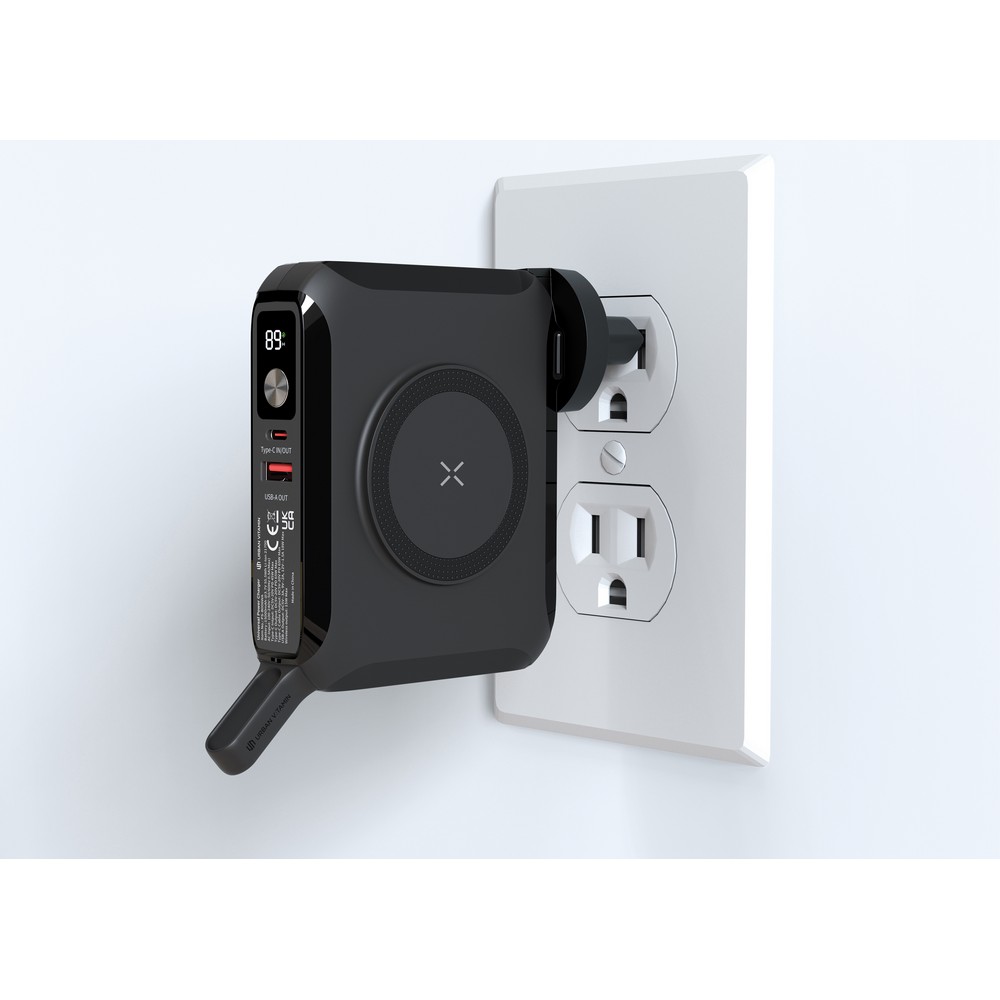 Ładowarka wielofunkcyjna 5w1 Oxnard 65W z powerbankiem - Ładowarki z nadrukiem logo | VEBI - zdjęcie 13