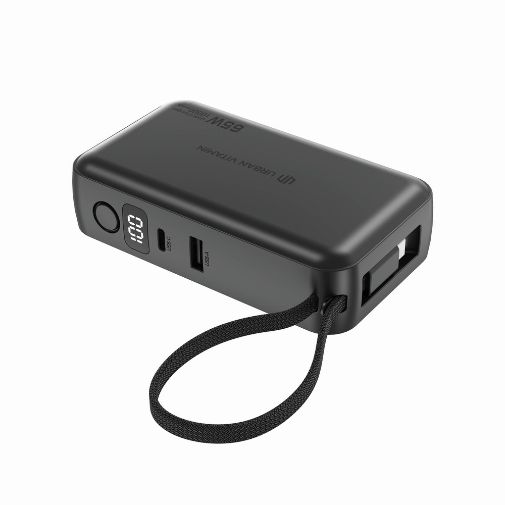 Power Bank GAN 65W z Ładowarką Ścienny 2w1 - 10000mAh - Power banki z nadrukiem logo | VEBI - zdjęcie 4