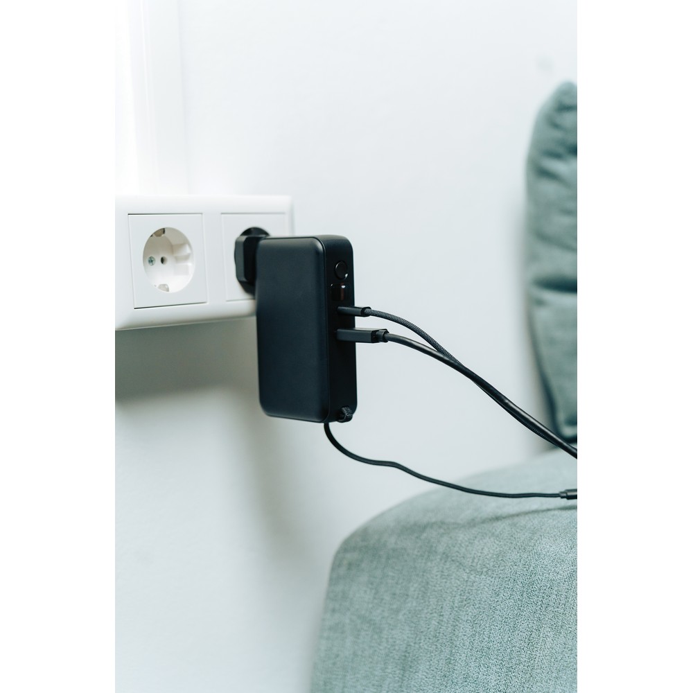Power Bank GAN 65W z Ładowarką Ścienny 2w1 - 10000mAh - Power banki z nadrukiem logo | VEBI - zdjęcie 20
