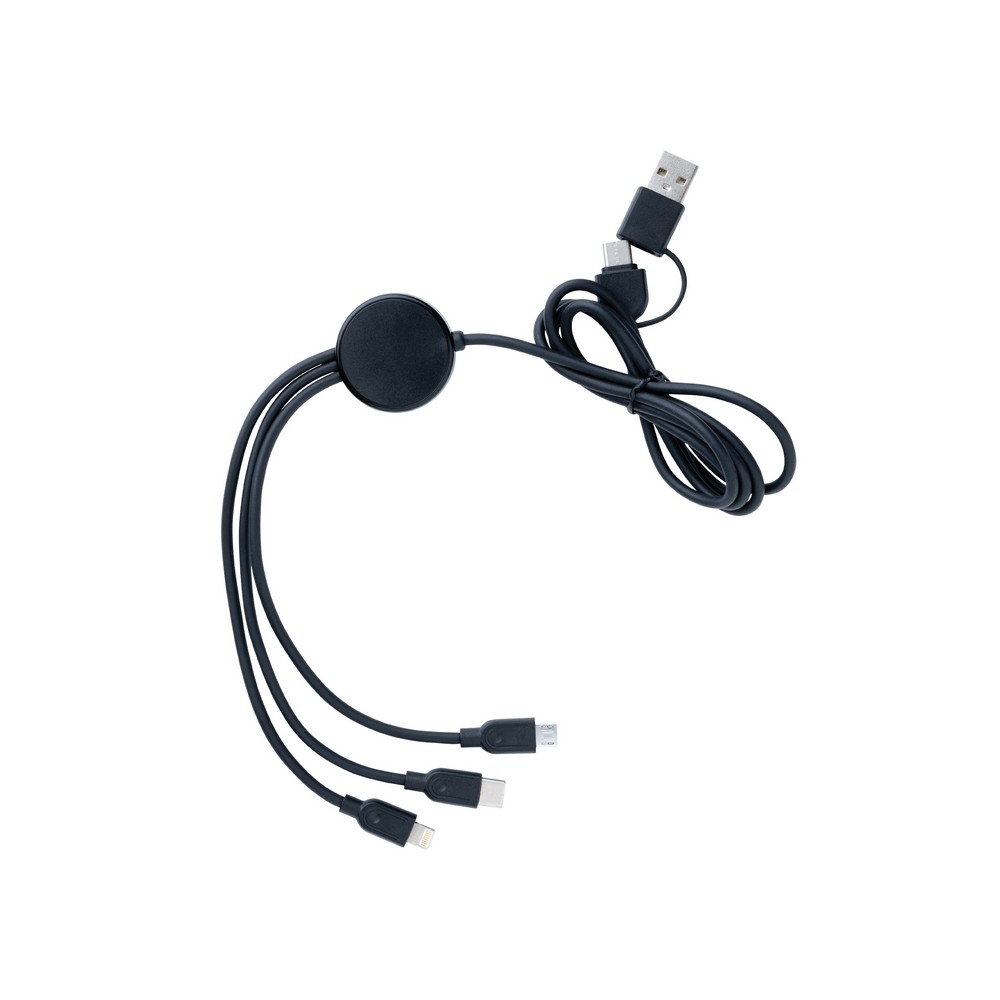 Kabel ładujący 6w1 z materiałów z recyklingu RCS