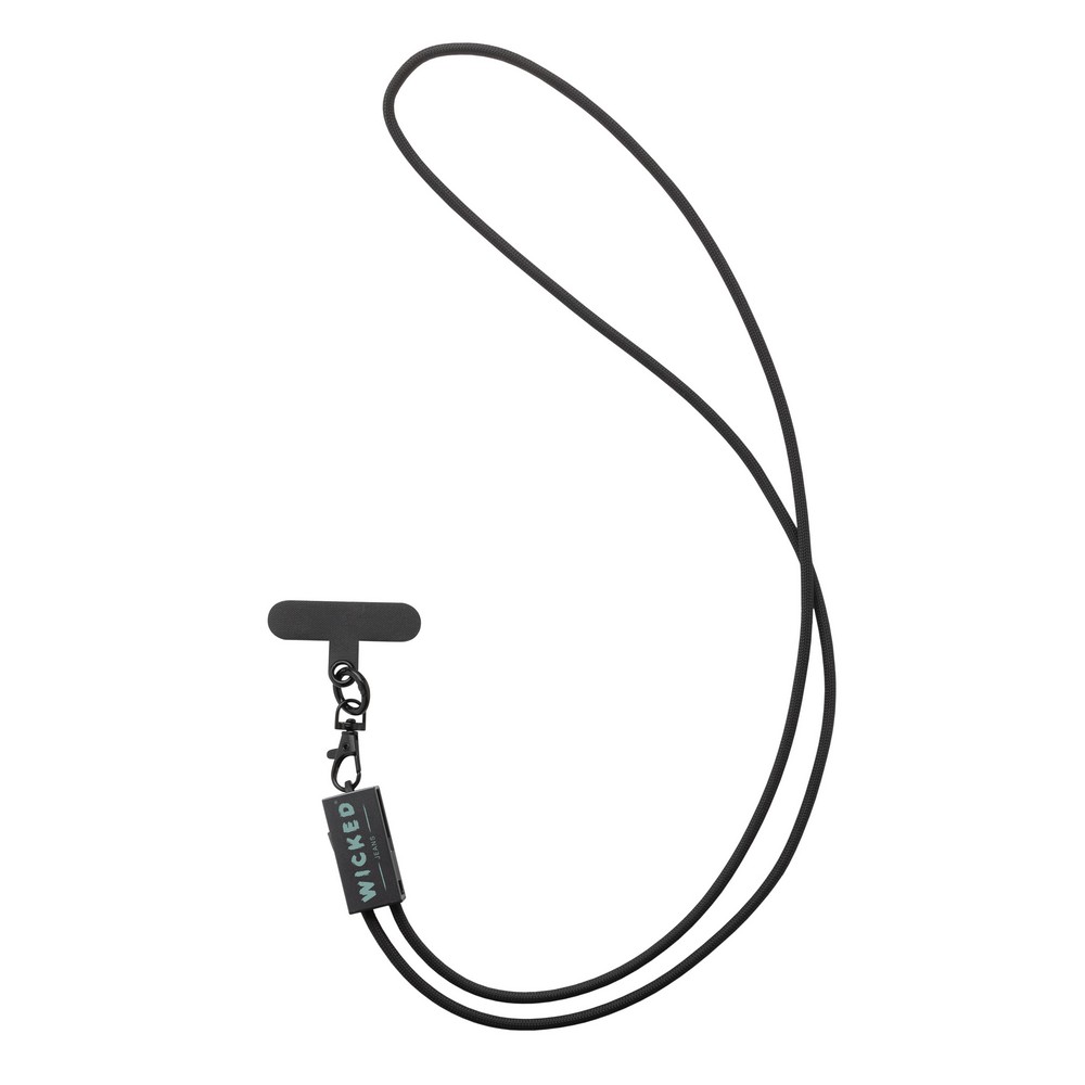 Kabel ładujący 2w1 ze smyczą Terra - ekologiczny gadżet reklamowy - Kable z nadrukiem logo | VEBI - zdjęcie 10