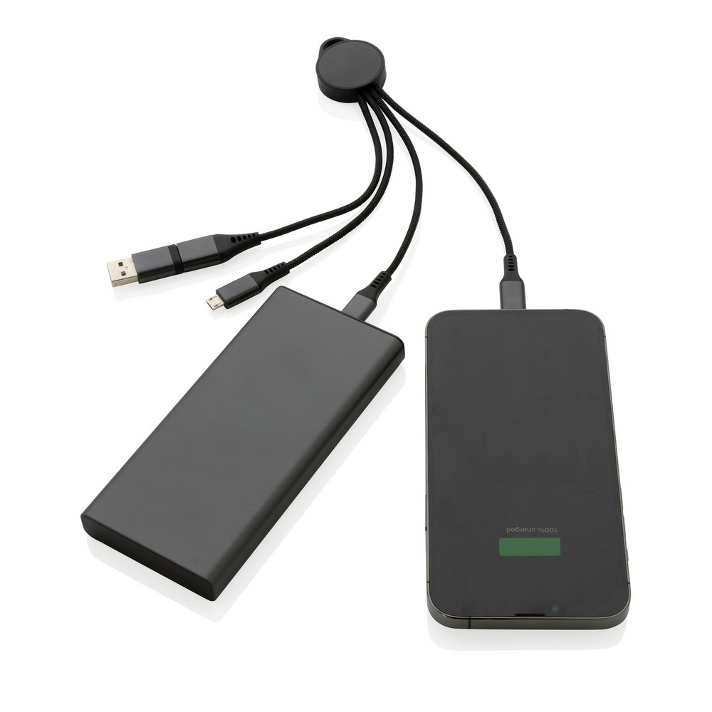 Ekologiczny kabel ładujący 6w1 Terra z szybkim ładowaniem - zdjęcie 3