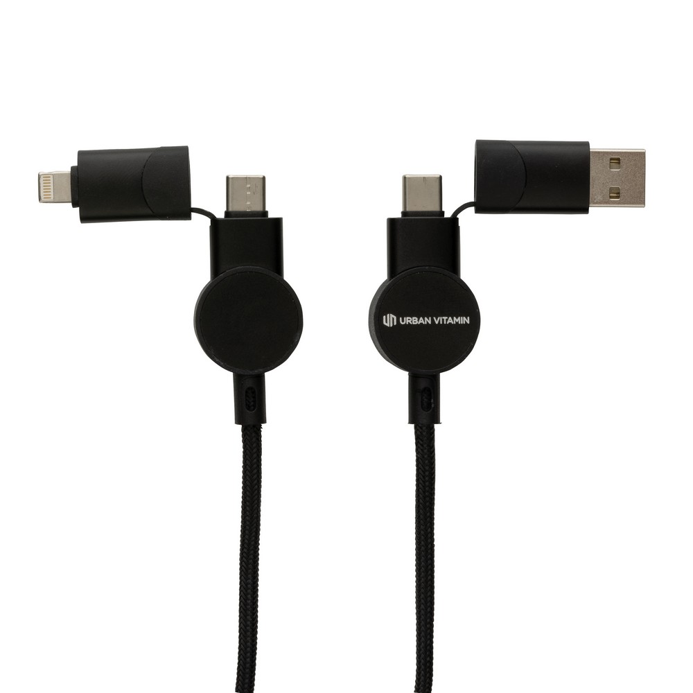 Kabel do ładowania 6 w 1 45W Urban Vitamin Oakland - Kable z nadrukiem logo | VEBI - zdjęcie 16
