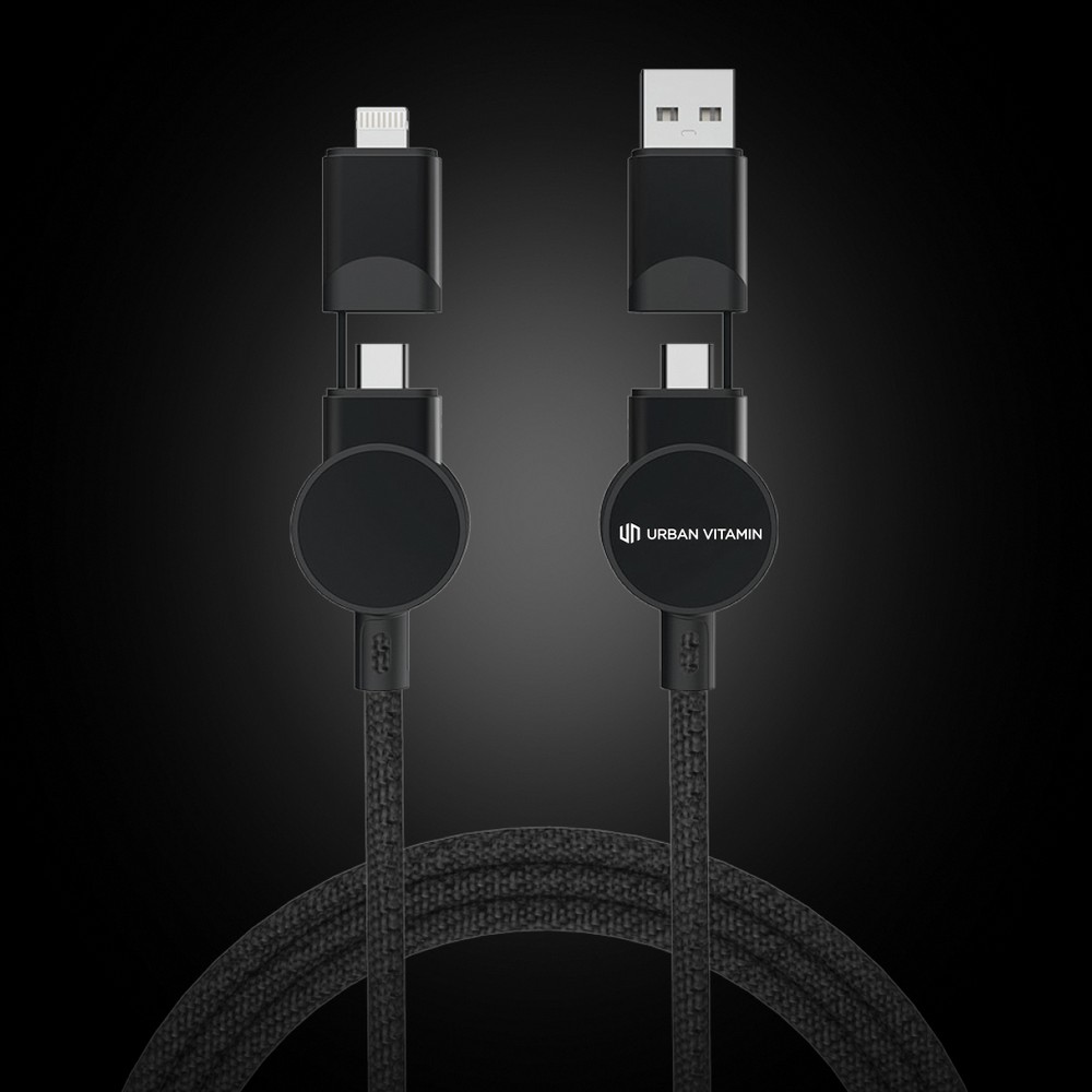 Kabel do ładowania 6 w 1 45W Urban Vitamin Oakland - Kable z nadrukiem logo | VEBI - zdjęcie 17