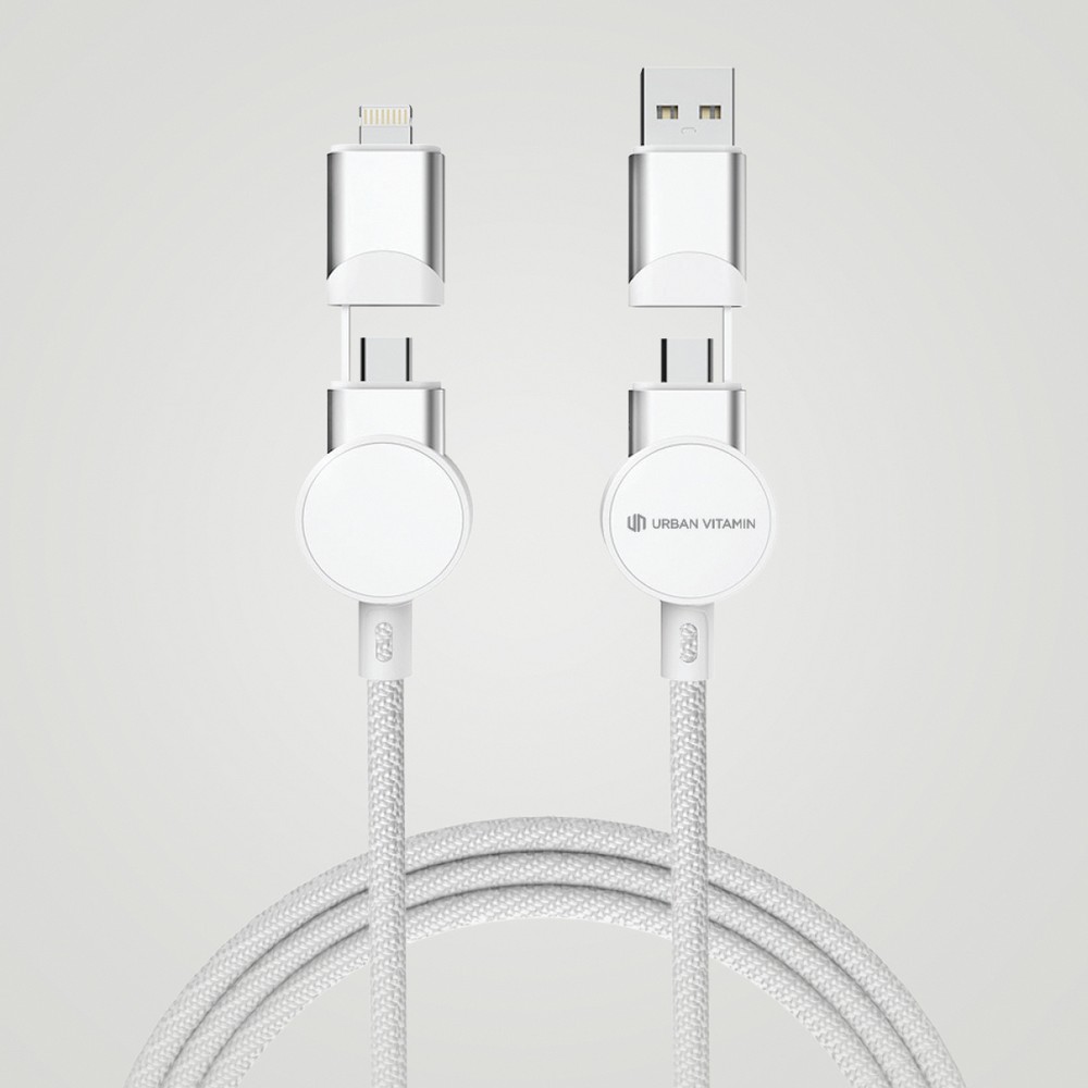Kabel do ładowania 6 w 1 45W Urban Vitamin Oakland - Kable z nadrukiem logo | VEBI - zdjęcie 4