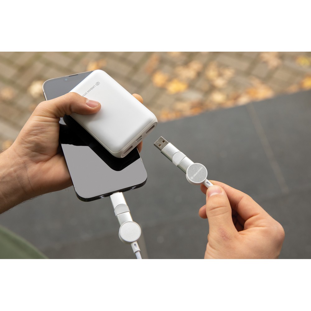 Kabel do ładowania 6 w 1 45W Urban Vitamin Oakland - Kable z nadrukiem logo | VEBI - zdjęcie 7