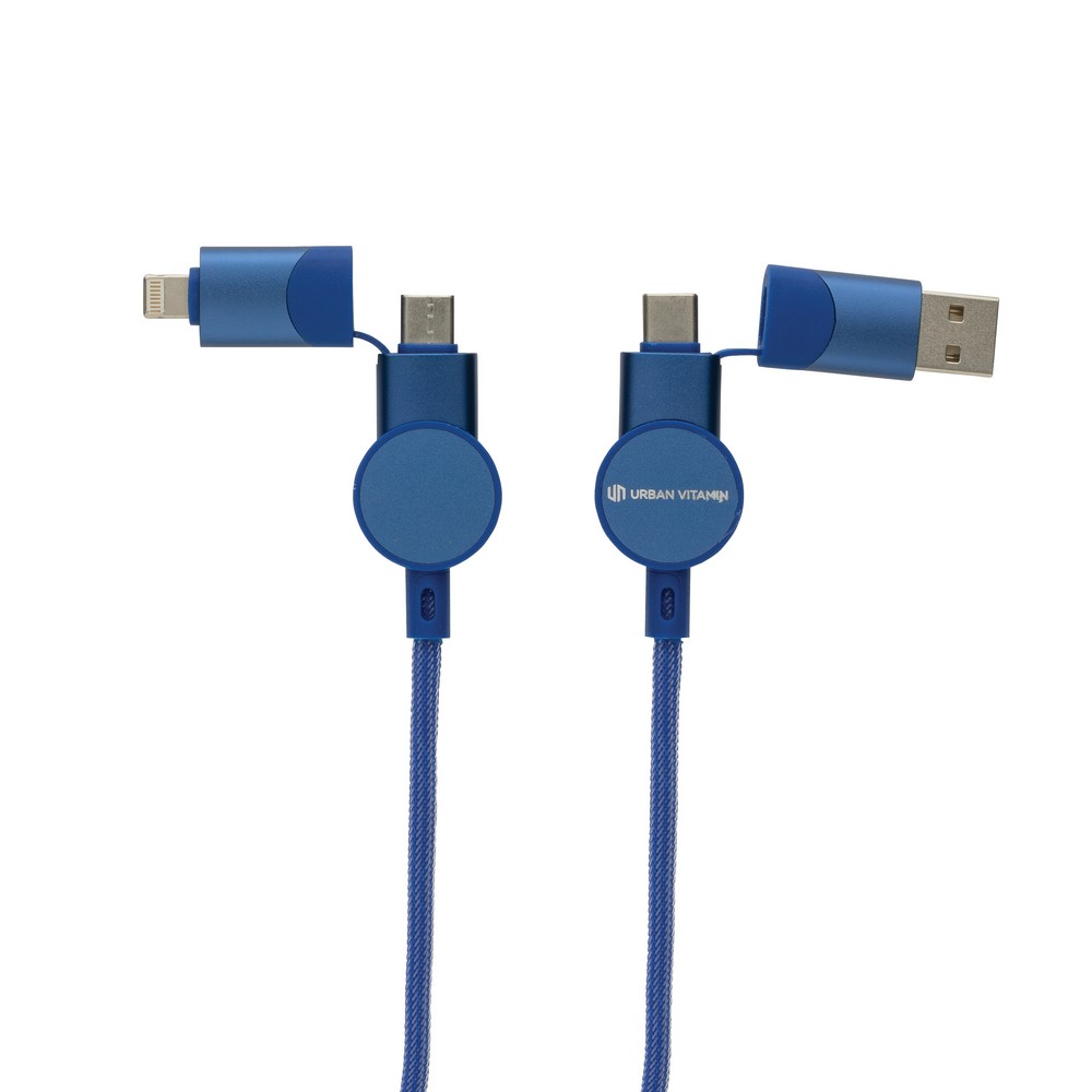 Kabel do ładowania 6 w 1 45W Urban Vitamin Oakland - Kable z nadrukiem logo | VEBI - zdjęcie 25