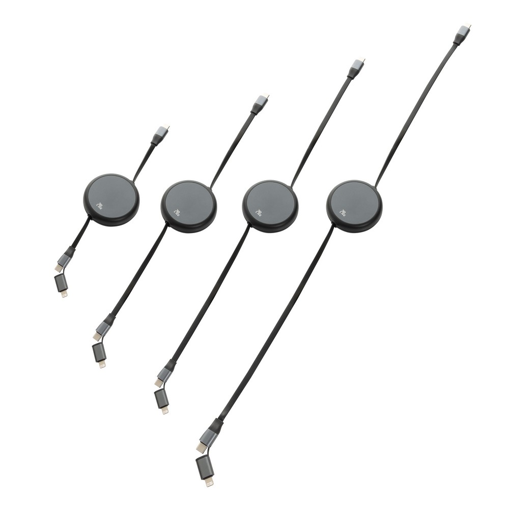 Zwijany kabel ładujący Terra 240W z USB-C i Lightning - zdjęcie 2