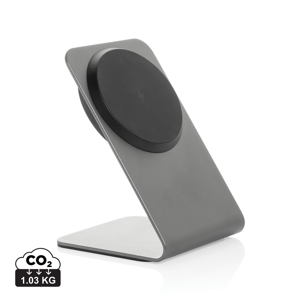 Magnetyczna ładowarka bezprzewodowa Terra 15W z logo - Ładowarki z nadrukiem logo | VEBI - zdjęcie 9