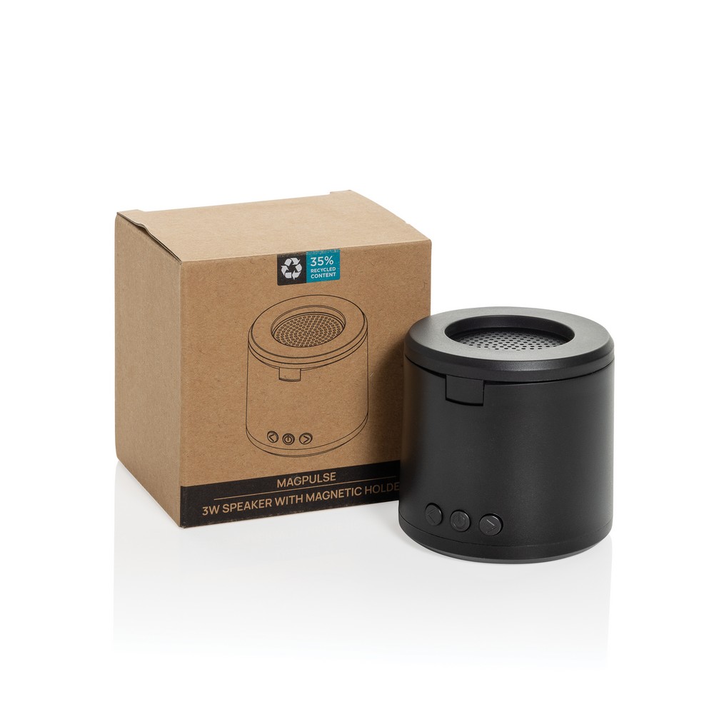 Ekologiczny głośnik Bluetooth Magpulse 3W z mikrofonem - Głośniki z nadrukiem logo | VEBI - zdjęcie 7