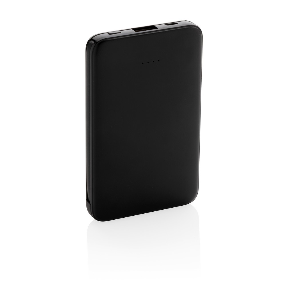 Power bank 5000 mAh z wbudowanym kablem 3w1 - Power banki z nadrukiem logo | VEBI - zdjęcie 17