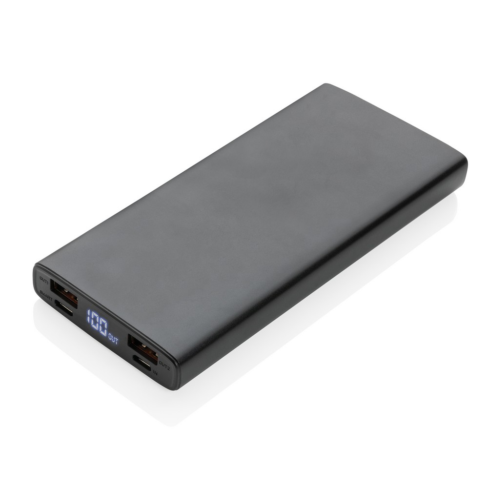 Aluminiowy power bank 10000 mAh z szybkim ładowaniem PD 18W