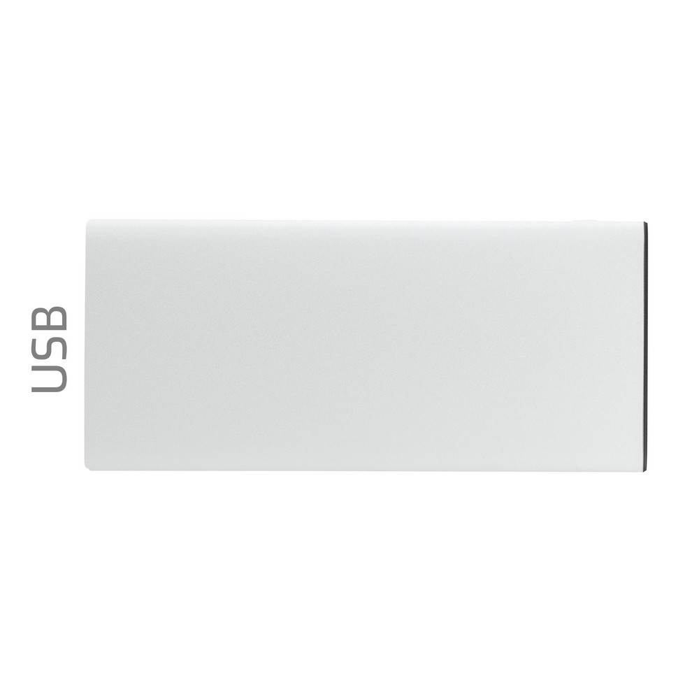 Aluminiowy power bank 10000 mAh z szybkim ładowaniem PD 18W - Power banki z nadrukiem logo | VEBI - zdjęcie 18