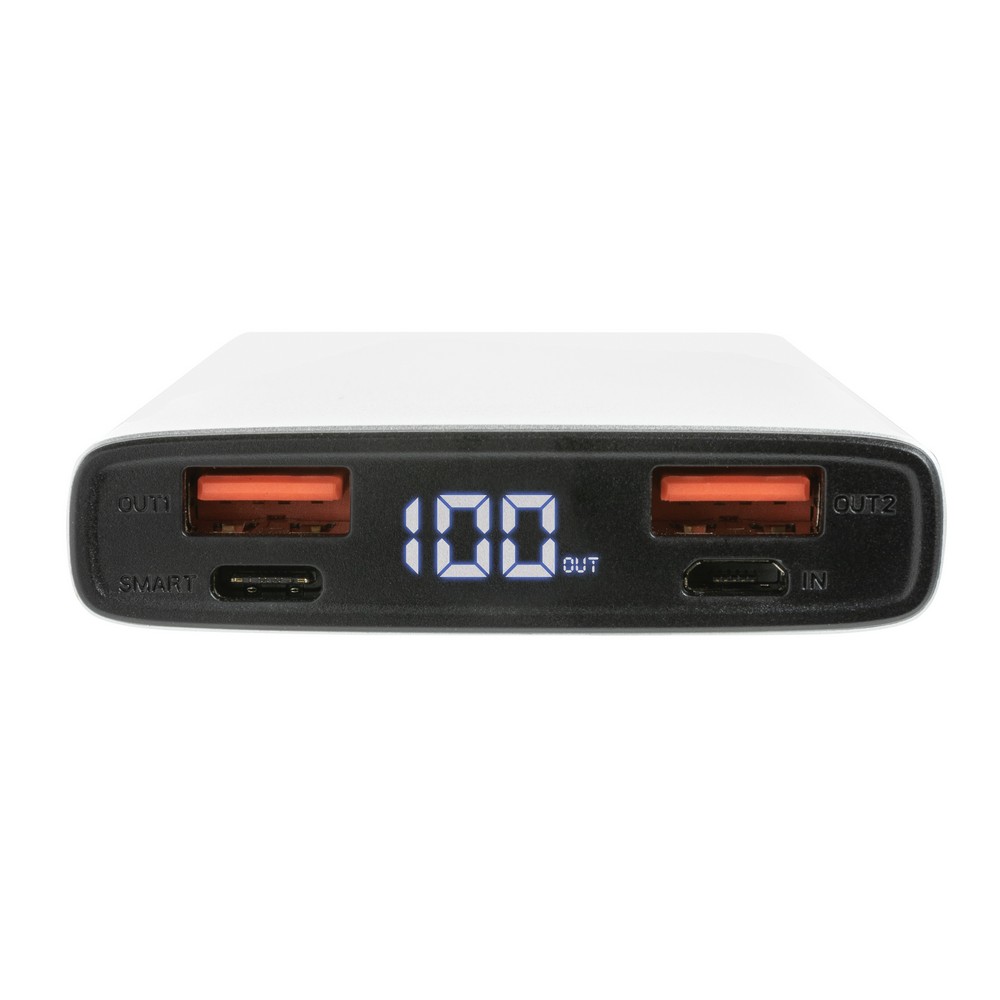 Aluminiowy power bank 10000 mAh z szybkim ładowaniem PD 18W - Power banki z nadrukiem logo | VEBI - zdjęcie 13