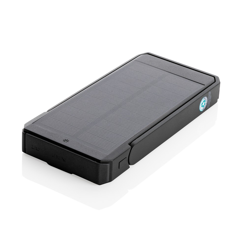 Power bank solarny 10000 mAh Skywave z recyklingu - zdjęcie 4