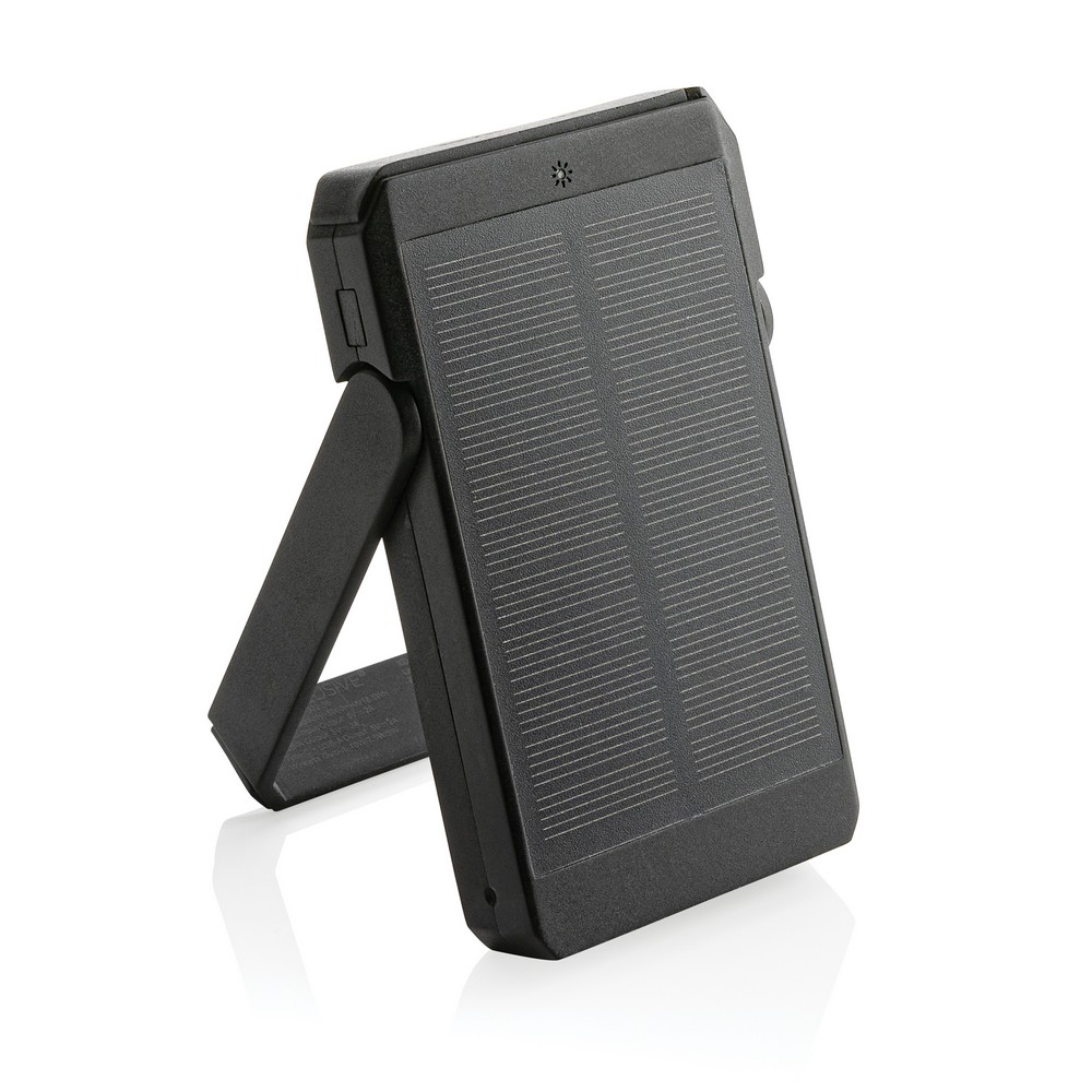 Ekologiczny Power Bank Solarny 5000mAh z Ładowarką Bezprzewodową