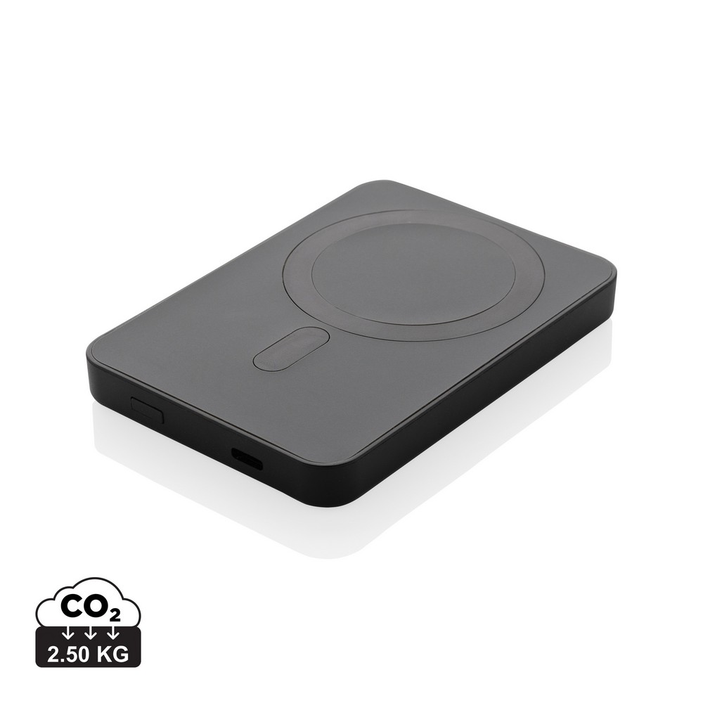 Power bank magnetyczny Magnetix 5000 mAh - bezprzewodowy - Power banki z nadrukiem logo | VEBI - zdjęcie 20