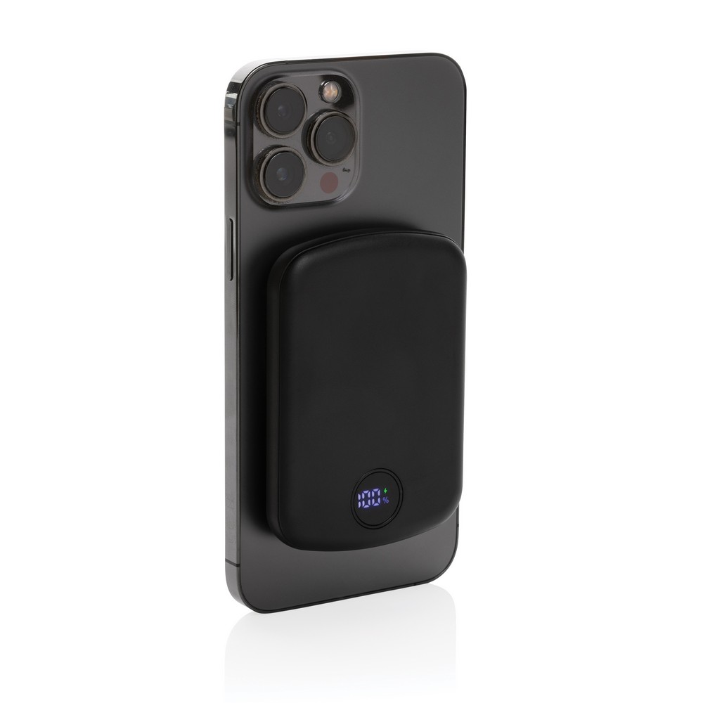 Power Bank MagBoost 5000 mAh z ładowaniem magnetycznym 15W - Power banki z nadrukiem logo | VEBI - zdjęcie 14