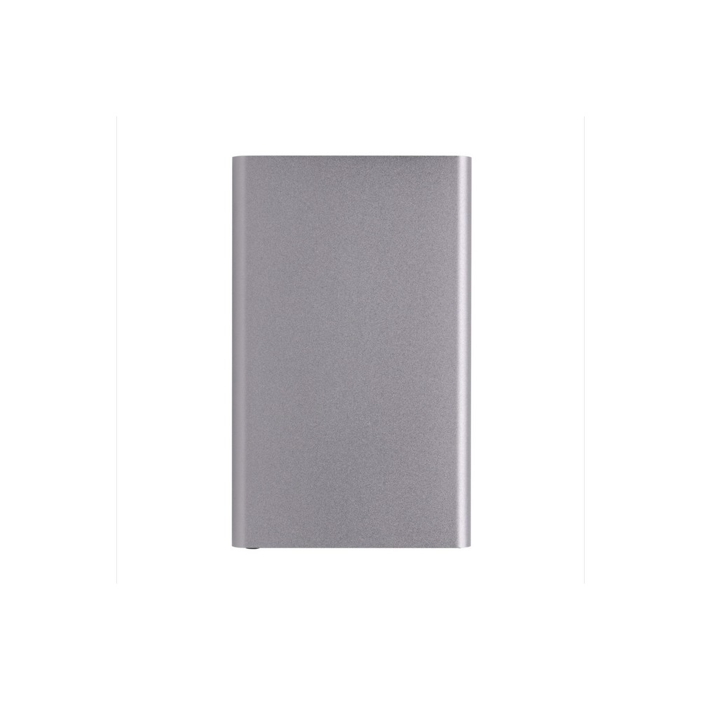 Power bank eko 4000 mAh z recyklingu - aluminium - Power banki z nadrukiem logo | VEBI - zdjęcie 52