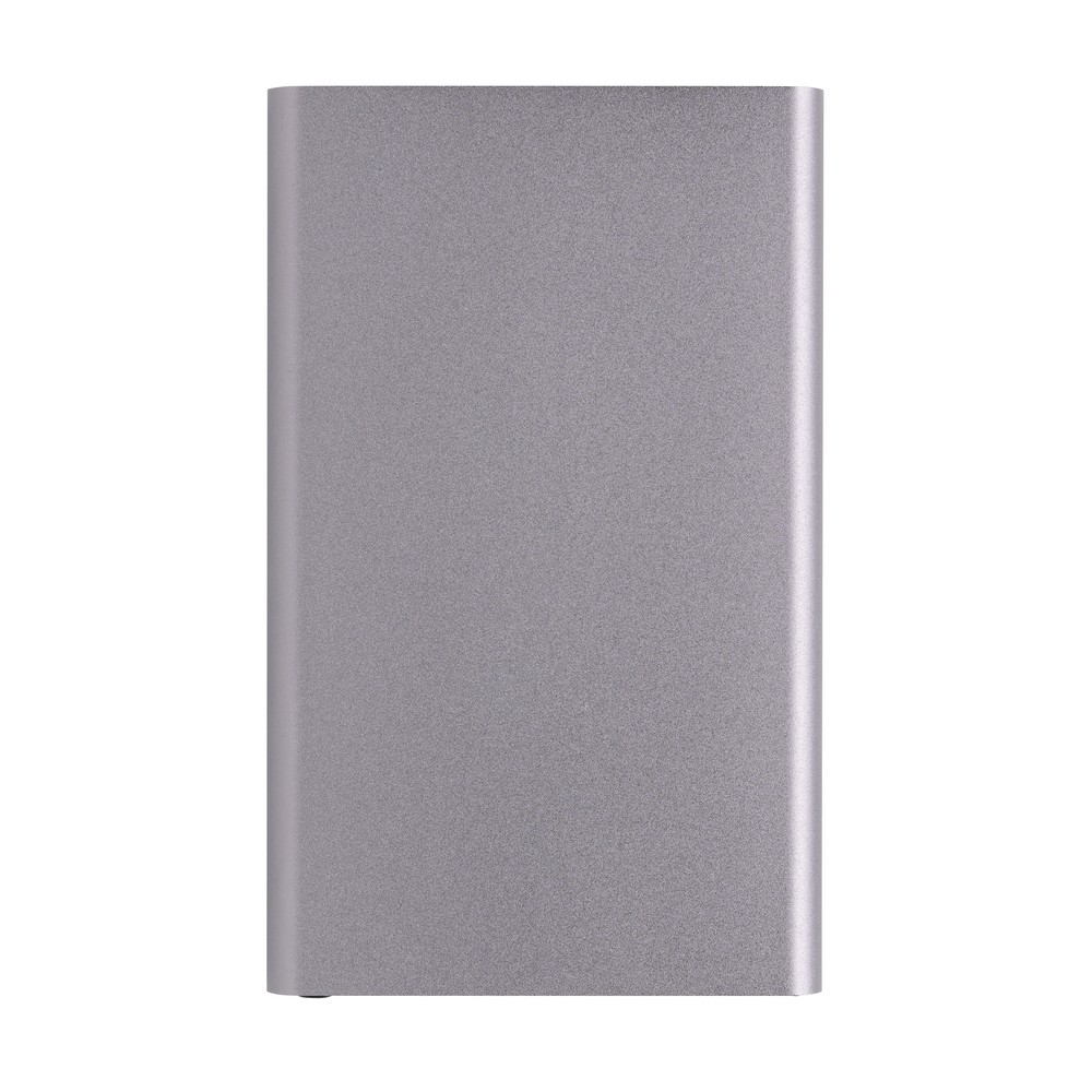 Power bank eko 4000 mAh z recyklingu - aluminium - Power banki z nadrukiem logo | VEBI - zdjęcie 43