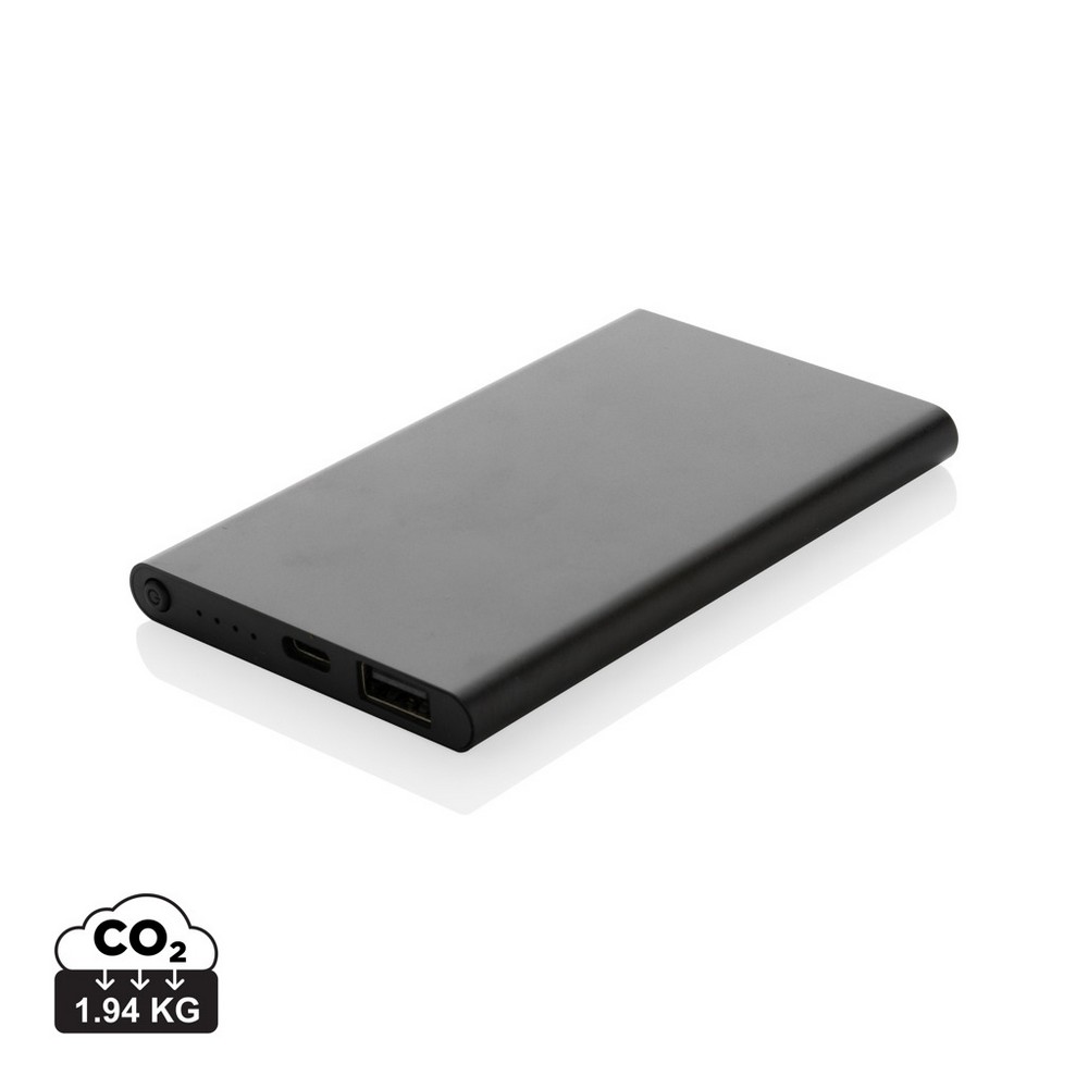 Power bank eko 4000 mAh z recyklingu - aluminium