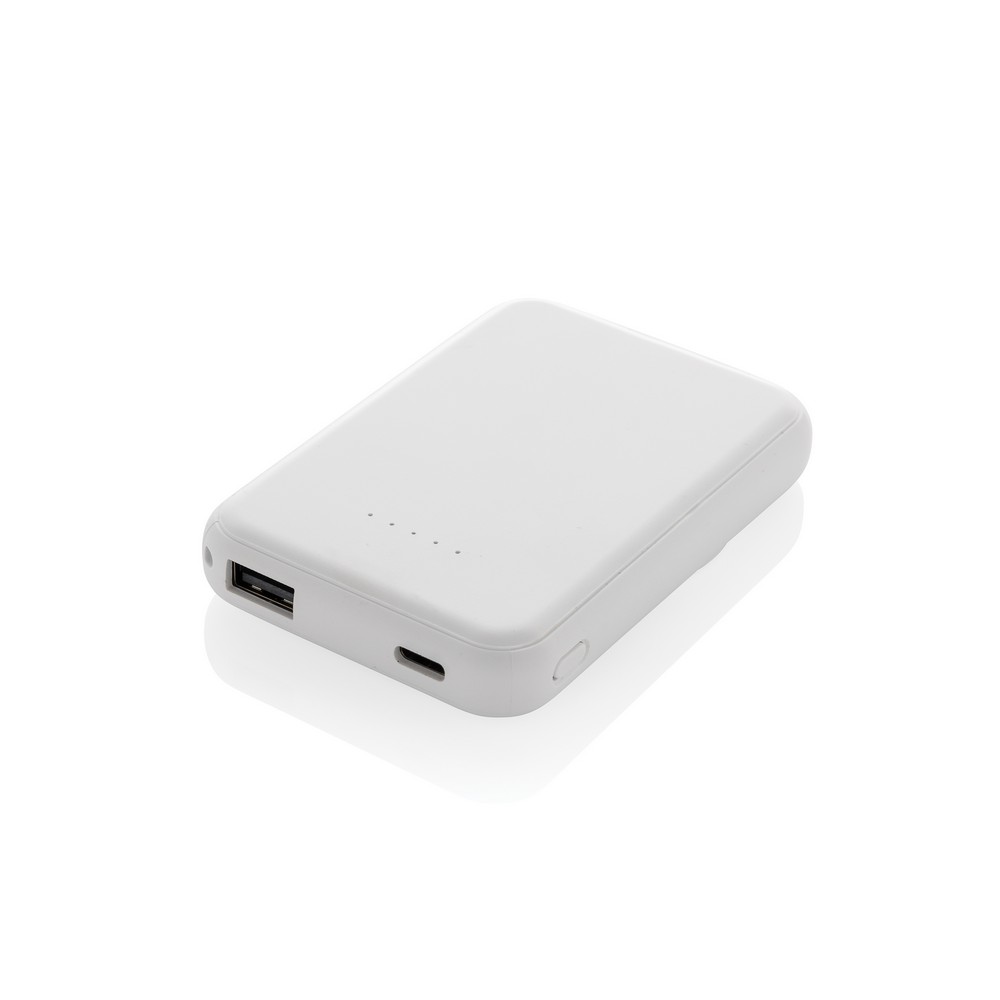 Ekologiczny Power Bank Magnetyczny 5000mAh z Ładowaniem Bezprzewodowym