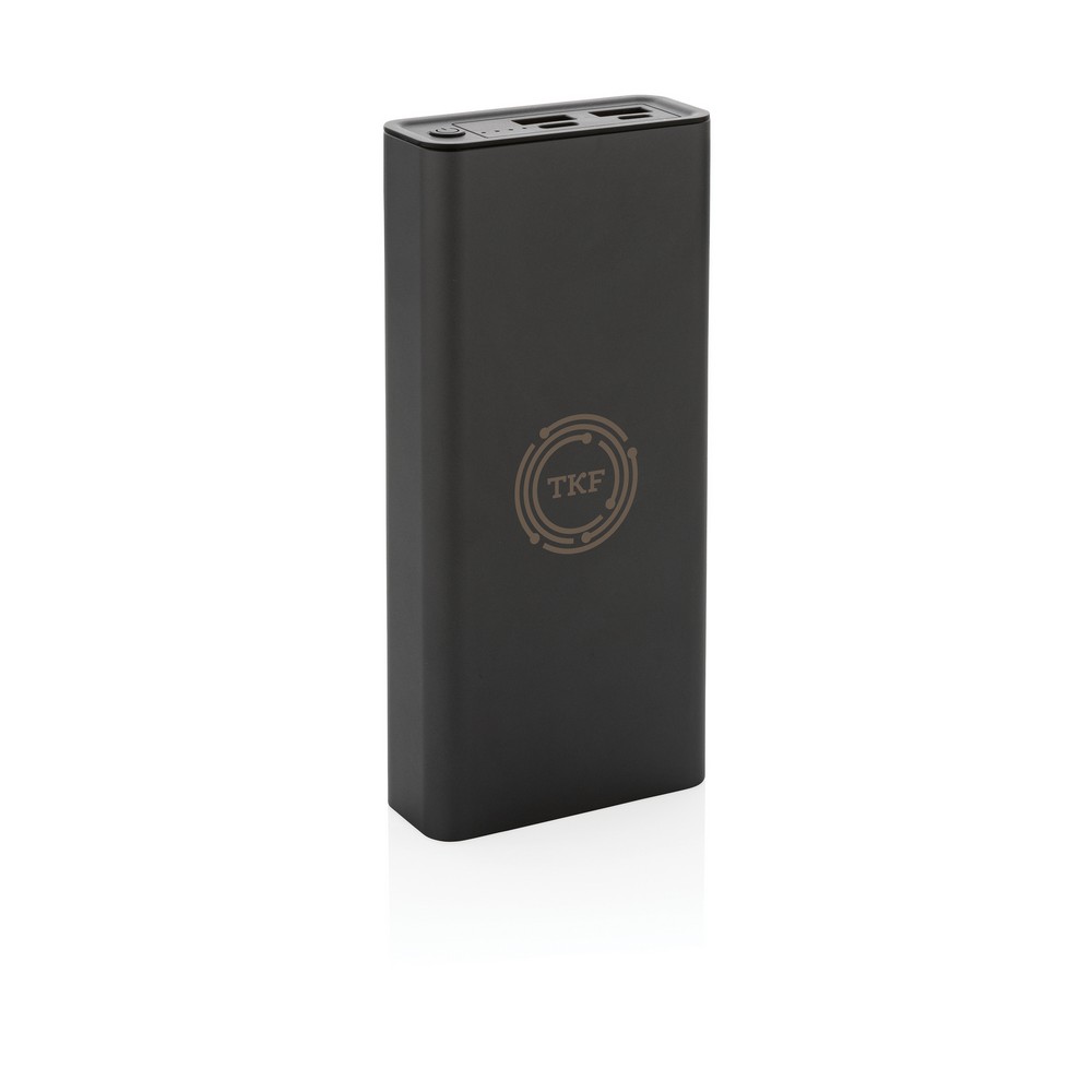 Power Bank Terra 20000 mAh - Ekologiczny z Aluminium z Recyklingu - Power banki z nadrukiem logo | VEBI - zdjęcie 6