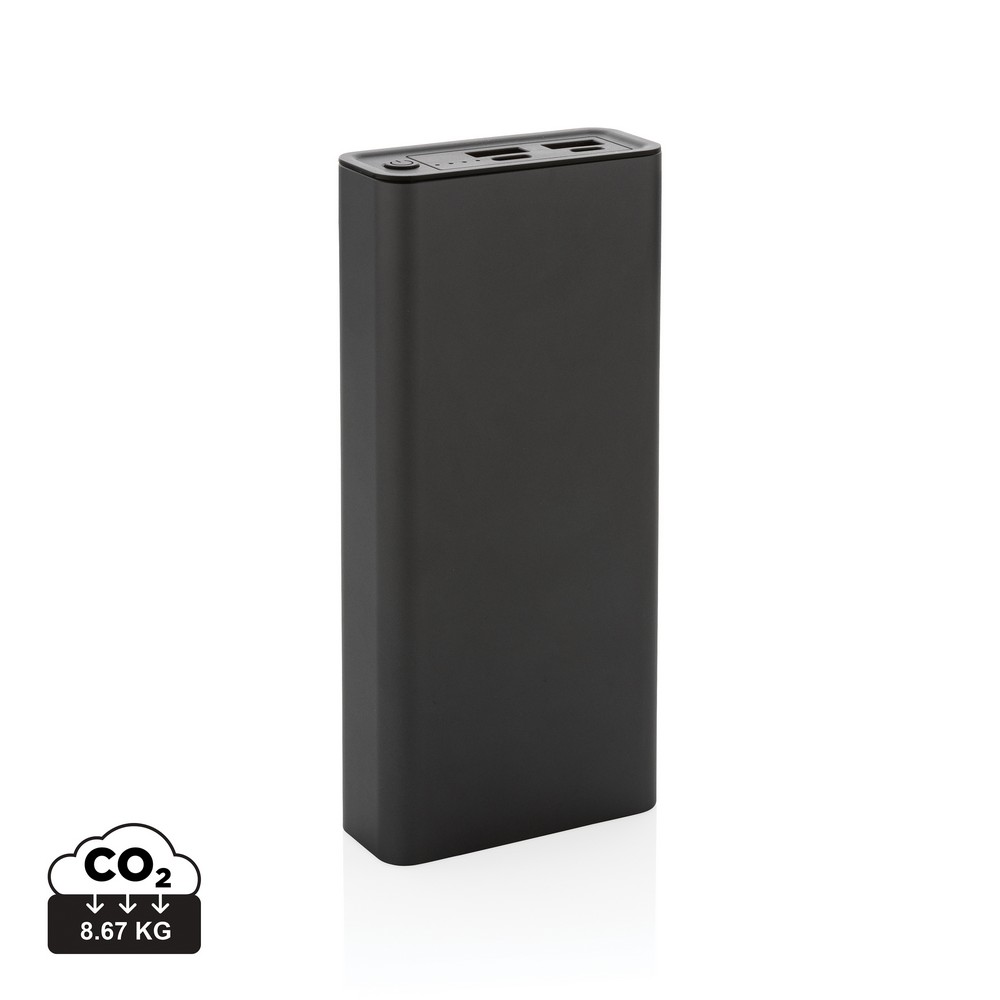 Power Bank Terra 20000 mAh - Ekologiczny z Aluminium z Recyklingu - Power banki z nadrukiem logo | VEBI - zdjęcie 12