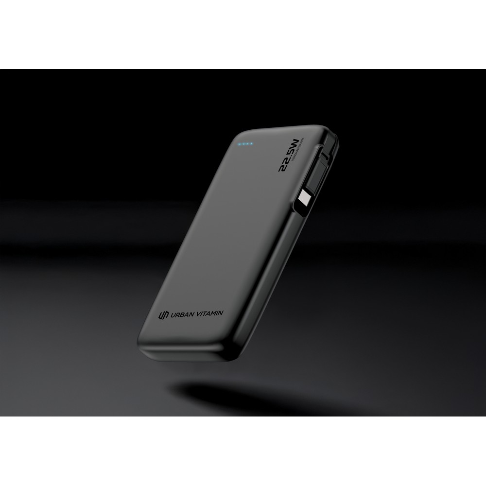 Power Bank Ekologiczny 10000 mAh z Kablem USB-C - Power banki z nadrukiem logo | VEBI - zdjęcie 2
