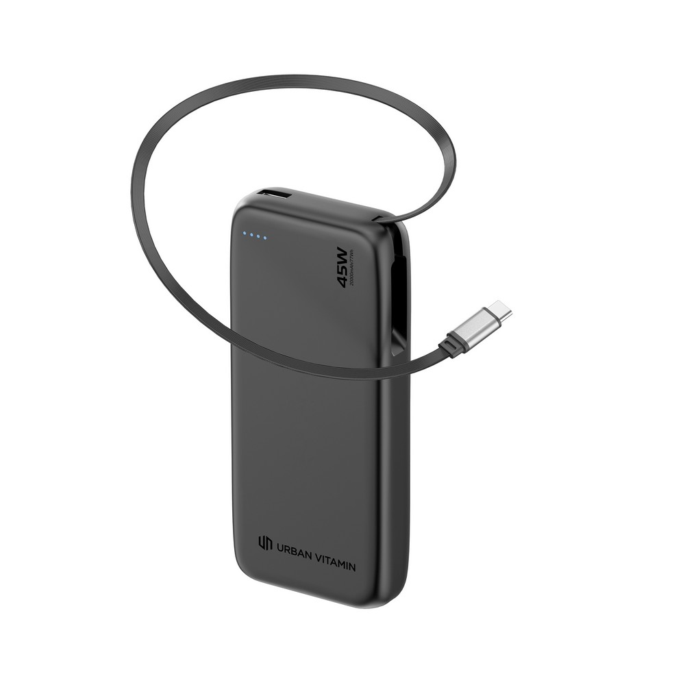 Power Bank 20000 mAh z Kablem USB-C - Ekologiczny San Mateo - zdjęcie 2