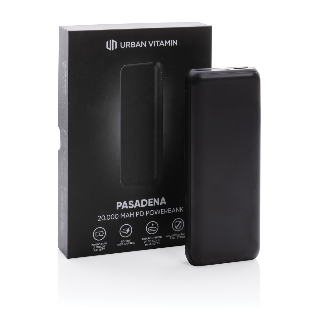 Power Bank 20000 mAh z Szybkim Ładowaniem USB-C 18W - Power banki z nadrukiem logo | VEBI - zdjęcie 18