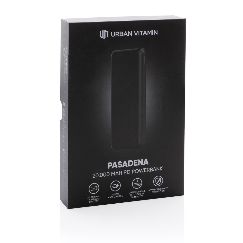 Power Bank 20000 mAh z Szybkim Ładowaniem USB-C 18W - Power banki z nadrukiem logo | VEBI - zdjęcie 19
