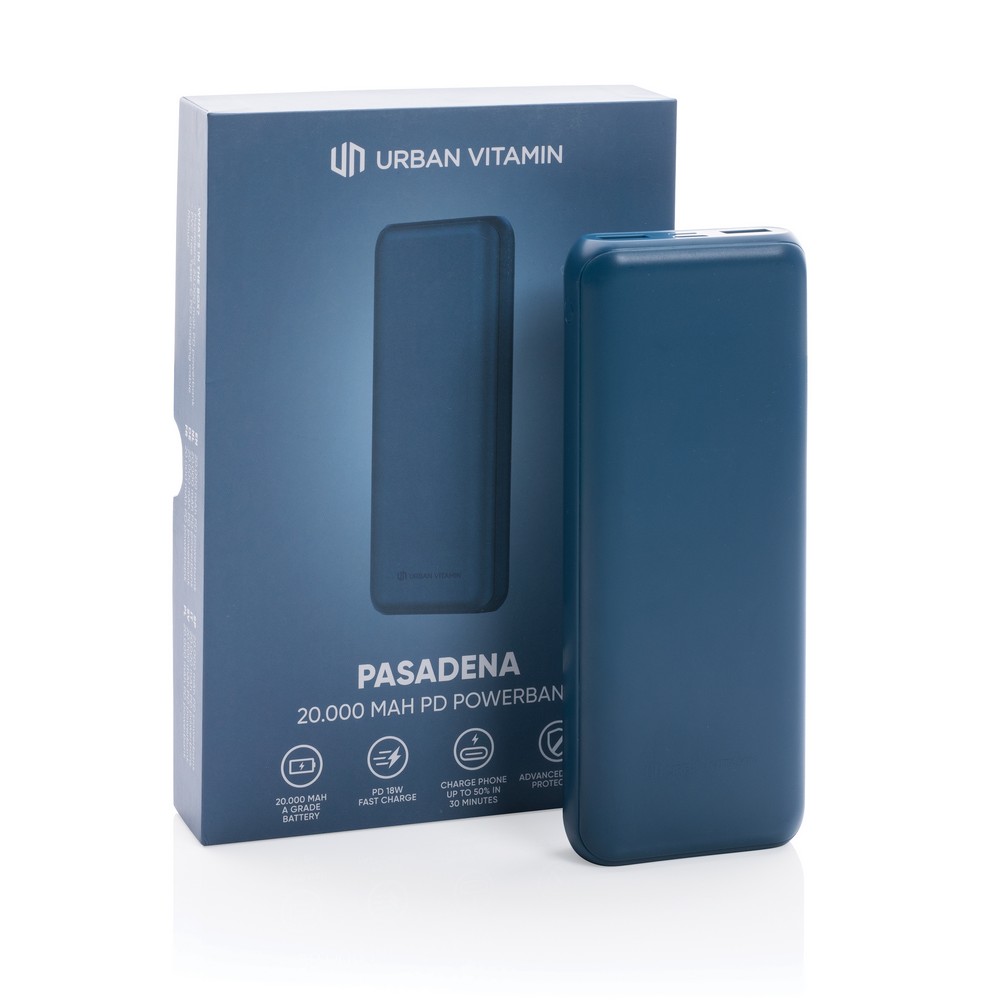 Power Bank 20000 mAh z Szybkim Ładowaniem USB-C 18W - Power banki z nadrukiem logo | VEBI - zdjęcie 33